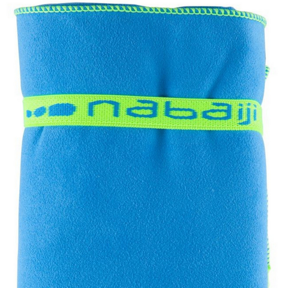 2 TOWELS MICROFIBER BLUE 1 LARGE + 1 SMALL SWIM